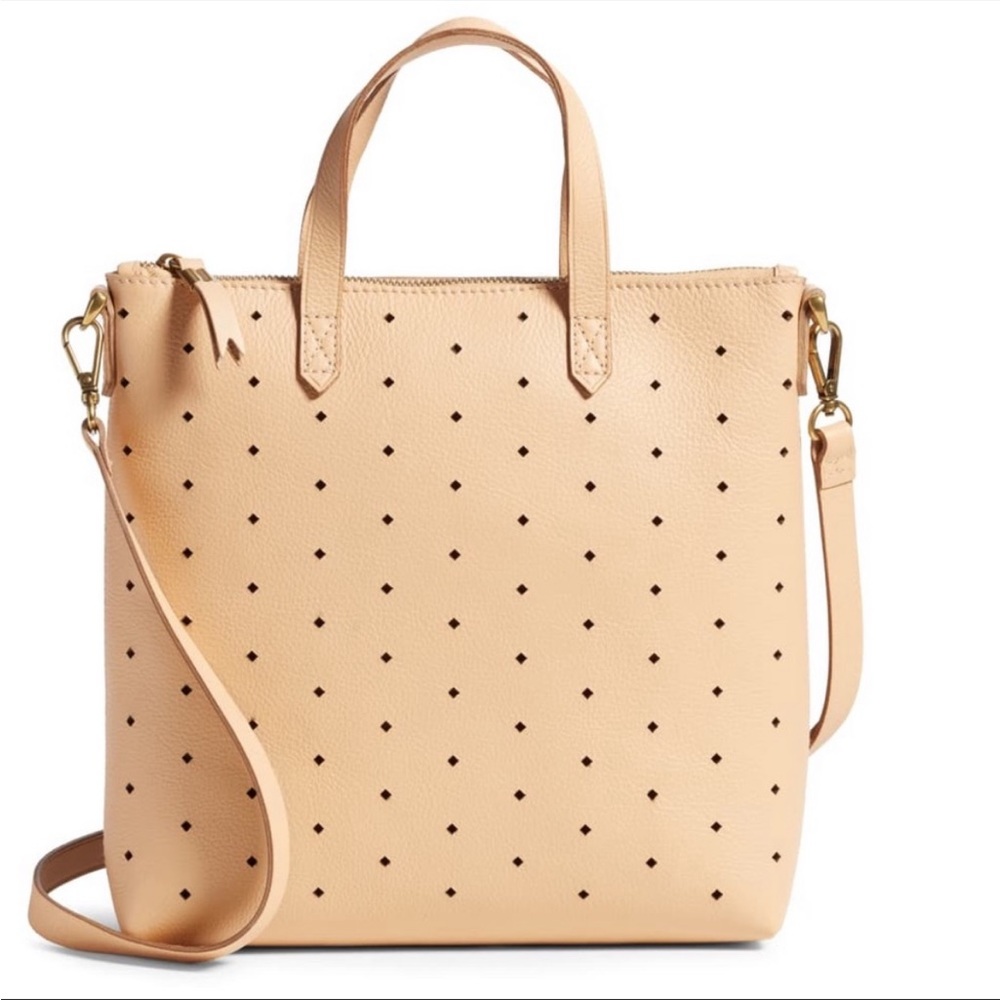 Madewell Mini Transport Perforated Leather Bag